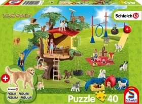 Schmidt Puzzle Schleich Šťastní psíci