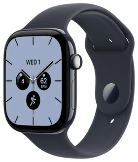 Apple Watch Series 12 GPS+Cellular 42mm Nočne modré keramické telo - Námornícky modrý športový remienok M/L / 150-200 mm (MJH04RK/A)