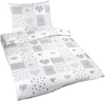 Obliečky bavlna 90/108 srdce patchwork 140x200, 70x90