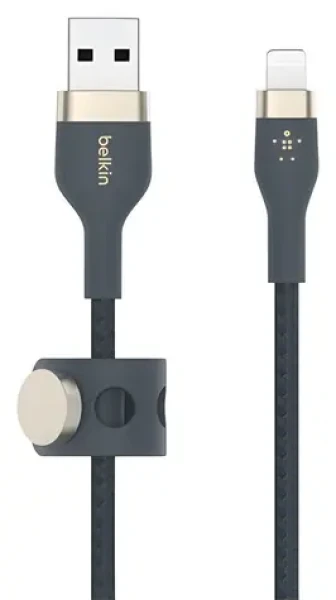 Belkin BOOST CHARGE PRE Flex kábel USB-A na Lightning modrá / 2m (CAA010bt2MBL)