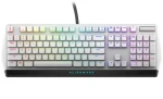 DELL Alienware AW510K biela / Herná mechanická klávesnica / US / Cherry MX Red / RGB podsvietenie / USB / 2 m (545-BBCH)