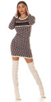 Sexy Designer Look Knit dress Mon Amour KHAKI Einheitsgroesse