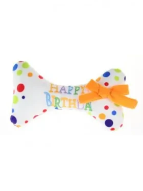 AnimALL Hračka Dog Kosť Happy Birthday bavlna 17 cm (114709)