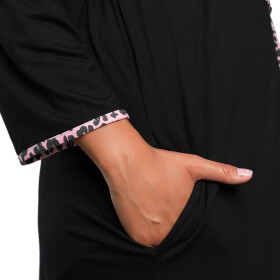 Dámsky župan Eila - ITALIAN FASHION černá XL