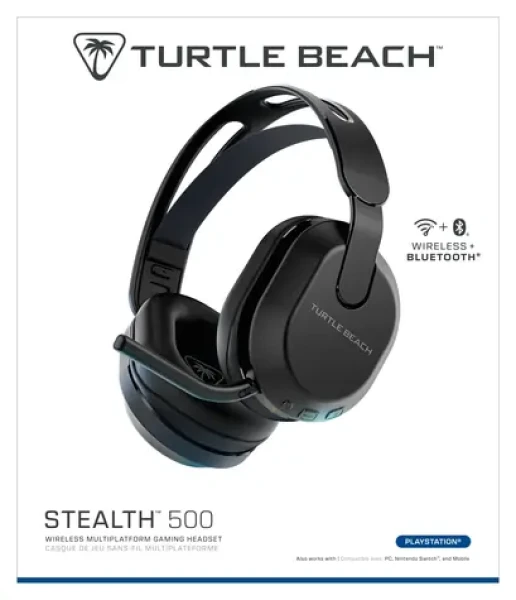 Turtle Beach STEALTH 500PS čierna / Bezdrôtové herné slúchadlá / BT 5.2 / PS5, PS4 (TBS-3103-05)