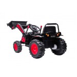 Mamido Detský elektrický traktor s lopatou červený