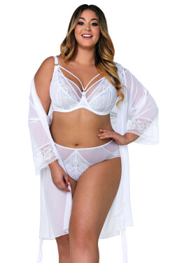 Dámska podprsenka 1824 Venus white plus - AVA Bílá 85/J