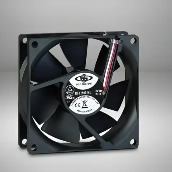 Inter-tech Fan Bulk 80mm / Ventilátor / 80 x 80 x 25 mm / 2200 ot./min / 27,2 dB / 3 pin (88885181)