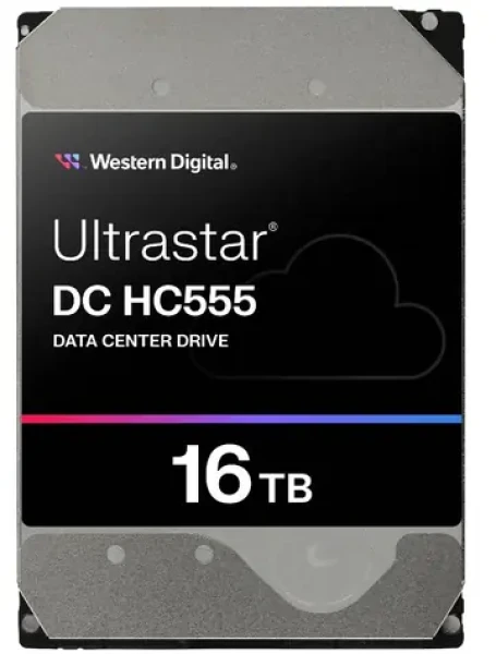 WD Ultrastar DC HC555 16TB / HDD / 3.5" SAS III / 7 200 rpm / 512MB cache / 5y (0B47745)