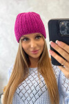 Dámska čiapka Rebecca K345 fuchsiová - Oliwier UNI