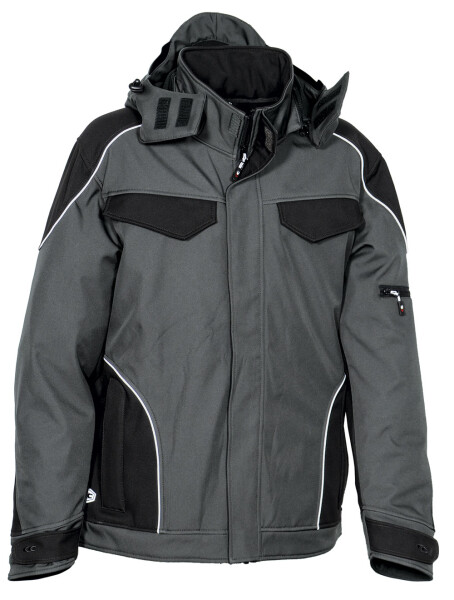 Bunda Cofra TECKA Softshell Farba: Antracitová/ Čierna/ Antracit, Veľkosť: 56 (V415_0_06_Z56)