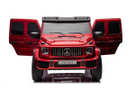 Mamido Mamido Elektrické autíčko Mercedes G63 AMG 2x24V 4x200W XXL lakované červené