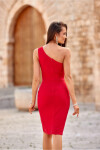 Večerné šaty SUK0406 červené - Roco Fashion 38