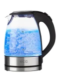 ECG RK 1776 Glass čierna / rýchlovarná kanvica / 2200W / 1.7 L / sklo a nerez (341112464958)
