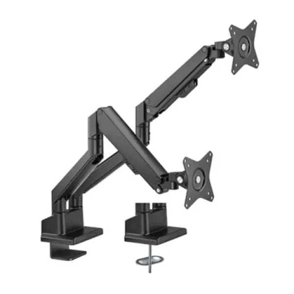 Brateck LDT62-C024 / Držiak monitora / dve ramená / nosnosť 2x 9 kg / VESA 75 amp; 100 (BRLDT62C024)