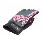Gymnastické rukavice Pink/Gray W HMS RST03 r.S ženy NEPLATÍ