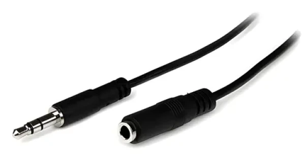 StarTech čierna / Predlžovací kábel / 3,5 mm jack - 3,5 mm jack / 1 m (MU1MMFS)