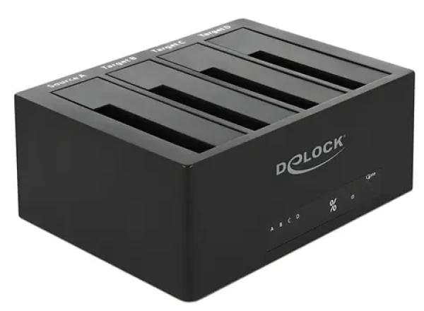 DeLock Dokovacia stanica 4X SATA HDD/SSD / Dokovacia stanica / USB 5 Gbps / Klonovanie (64063)