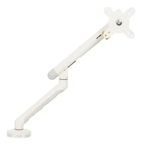 BakkerElkhuizen BE Flexible Single biela / Stolné rameno pre monitor / VESA 75x75-100x100mm / nosnosť 10 kg (BNEBFSW)
