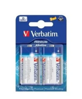 Verbatim batéria D Alkaline 2ks / 1,5 V / blister (49923)