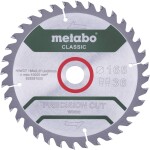 Metabo PRECISION CUT WOOD CLASSIC 628281000 pílový kotúč 165 x 20 x 1.4 mm Počet zubov (na palec): 36 1 ks; 628281000