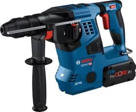 BOSCH GBH 18V-28 CF Professional modrá / Aku príklepová vŕtačka / SDS- PLUS / Bluetooth / bez akumulátora / L-BOXX (0611921001)