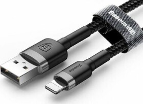 Baseus kábel USB-A na Lightning čierna 2 m (CALKLF-CG1)