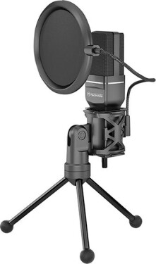 Marvo MIC-03 ??čierna / Mikrofón / USB-A / 1.5m (MIC-03)