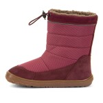Dievčenské zimné barefoot snehule UP TEX SNOW WOOL Bordeaux G3160249-4 - 34