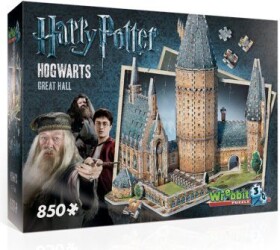 Wrebbit 3D puzzle Harry Potter Bradavice Velká síň 850 ks