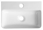 SAPHO - GERDA keramické umývadlo, 36x25cm, biela AR362