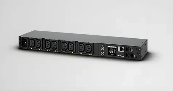 CyberPower Rack PDU Switched Metered / PDU / 1U / 16A / C20-8x C13 / LCD (PDU81005)