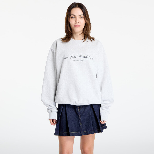 Mikina Sporty & Rich NY Health Club Crewneck UNISEX Heather Gray XS