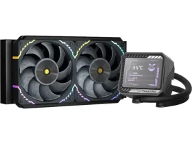 Valkyrie VK-AIOV240B čierna / AIO vodný chladič CPU / 2x 120 mm / 29.5dB / AMD + Intel (VK-AIOV240B)