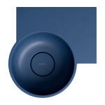 OMNIRES - OVO M+ umývadlo na dosku/závesné - pravé, 33 x 34 cm, midnight blue mat; OVO335UWPMB