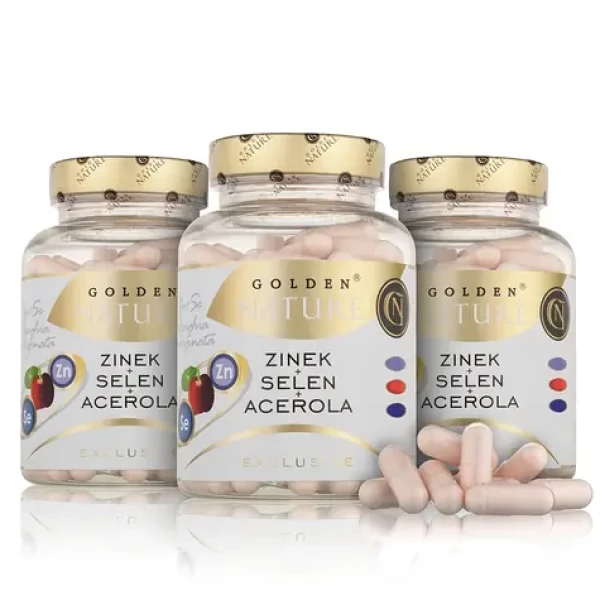 Golden Nature Exclusive Zinok + Selén + Acerola 300 cps. (3x100 cps) (GN2100050)