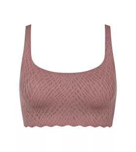 ZERO Feel Bliss Top - BROWN - hnedá 1141 - SLOGGI BROWN L