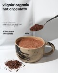 Vilgain Horúca čokoláda BIO – 100 % tmavá čokoláda 200 g