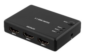 Deltaco HDMI-7043 čierna / Prevodník / UltraHD / 60 Hz / 7.1 (HDMI-7043)