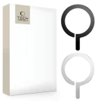 Tech-Protect MetalRing čierna, strieborná / Magnetický krúžok MagSafe / univerzálna / sada 2 ks