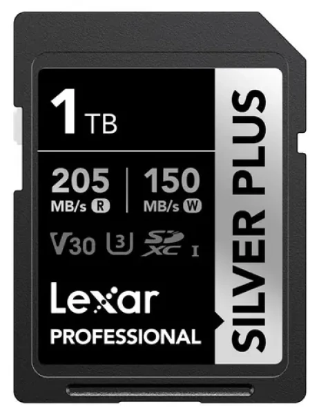 Lexar Professional SILVER PLUS SDXC 1TB / Pamäťová karta / čítanie: 205MBps / zápis: 150MBps / UHS-I / V30 (LSDSIPL001T-BNNNG)