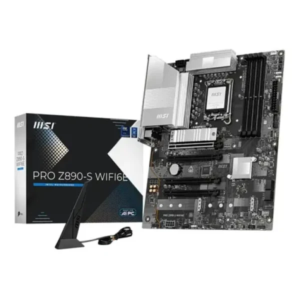 MSI PRE Z890-S WIFI6E / Základná doska / Z890 / LGA 1851 / 4X DDR5 / 2,5 GLAN / ATX (7E54-010R)