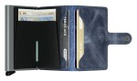 Kožená mini peňaženka Secrid Miniwallet Vintage Blue