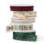 Rifle Paper Co. Vianočná stuha Willowberry – set 5 ks