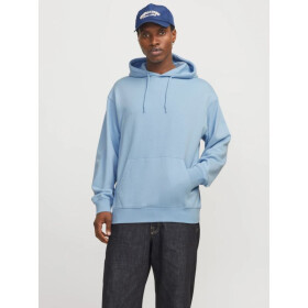 Jack&Jones pánska mikina JJESTAR BASIC SWEAT HOOD NOOS 12257852 CHAMBRAY BLUE L