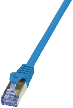 LogiLink Patch kábel Cat6a S/FTP modrá / Patch kábel / RJ-45 / AWG 26/7 / 2 m (CQ3056S)