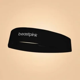 Športová čelenka Black - BeastPink (čierna) (85648-1-single_variant)