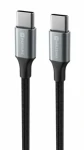 Swissten TEXTILE II dátový kábel USB-C - USB-C 1.5m čierna (71528203)