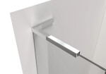 CERANO - Sprchová zástena Walk-in Onyx L-ľavá vzpera - 10 mm - chróm, transparentné sklo - 100x200 CER-8050BD74421