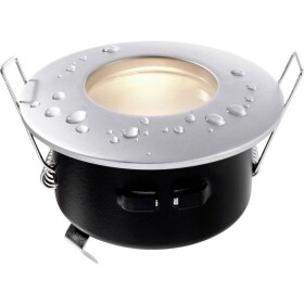 Deko Light Einbauring 84 GU5.3 110001 krúžok pre stropnú montáž LED , halogénová žiarovka GU5.3, MR 16 35 W strieborná; 110001